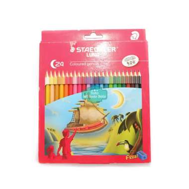Pensil Warna Luna Staedtler 24 Warna Panjang 24 136 C24 H - 1 Set
