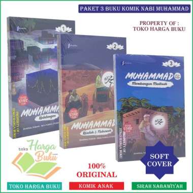 Paket 3 Buku Komik Muhammad Seri 1 2 3 Lengkap - Buku Anak Kisah Nabi Muhammad Sirah Nabawiyah - Sal