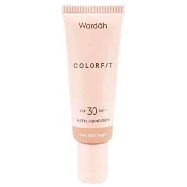 Wardah Colorfit Matte Foundation 22N Light Ivory