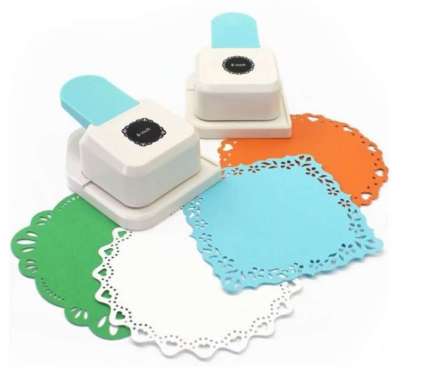 lace corner puncher - pembolong kertas bentuk renda 6 inchi Multicolor
