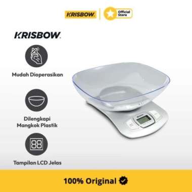 Krisbow Timbangan Dapur Digital 5 Kg