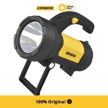 Krisbow Senter Sorot Led Flashlight Rechargeable 200 Lm