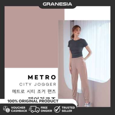 STL Metro City Jogger STLJG09|Celana Olahraga Lari Jogger Pant Wanita L