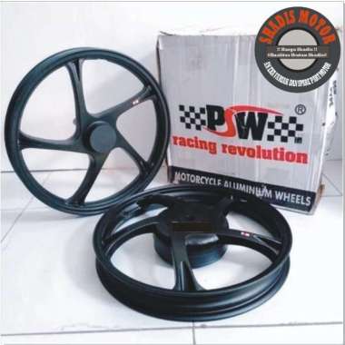 Velg Bintang Motor Merk PSW Ukuran 140/160 Ring 14 Motor Mio Sporty Multicolor