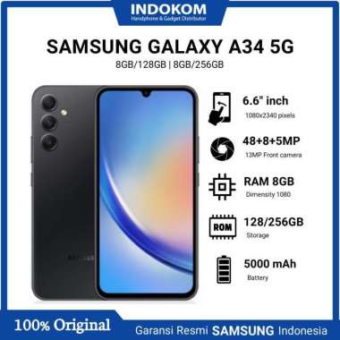 Samsung Galaxy A34 5G 8/256GB Silver