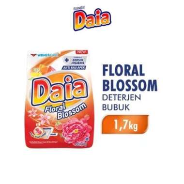 Promo Harga Daia Deterjen Bubuk Floral Blossom 1700 gr - Blibli