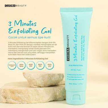 Cleora 3 Minutes Exfoliating Gel Tunggal
