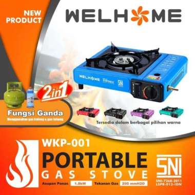Jagemart - KOMPOR WELHOME WKP-001 KOMPOR PORTABLE GAS