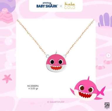 Kalung Baby Shark x Hala Gold Collection NC200096
