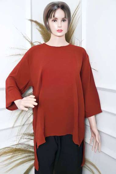 Blouse Wanita Lengan Panjang Dianty Blouse Bahan Kain Crinkle Airflow Size M L XL XXL Baju Atasan Wa