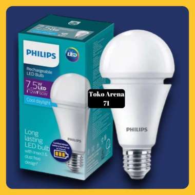 Philips Lampu LED Emergency Rechargeable 7.5W 7.5Watt Lampu Emergency Philips 7.5 W 7.5 Watt