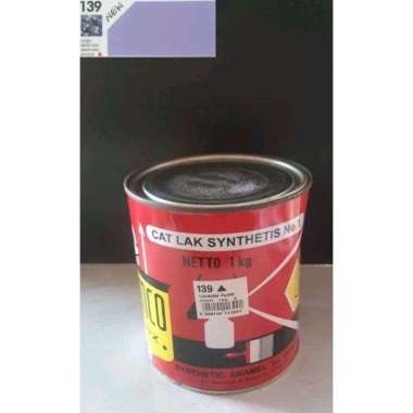 Cat kayu dan besi emco warna ungu lavender