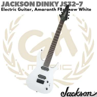 JACKSON DINKY JS32-7 DKA 7 Strings Guitar, Amaranth FB | Gitar Listrik Snow White
