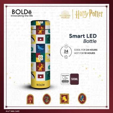 BOLDe Smart LED Bottle Harry Potter Edition - Termos Suhu Temperatur NAVY
