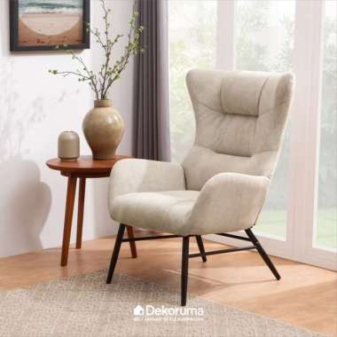 Dekoruma SADA Kursi Aksen Single Seater Krem