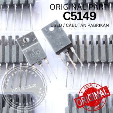 TRANSISTOR HORIZONTAL C5149 C 5149 TR POWER TV DUMPER CABUTAN ORIGINAL