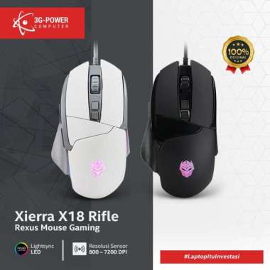 Rexus Xierra X18 Rifle Gaming Mouse White