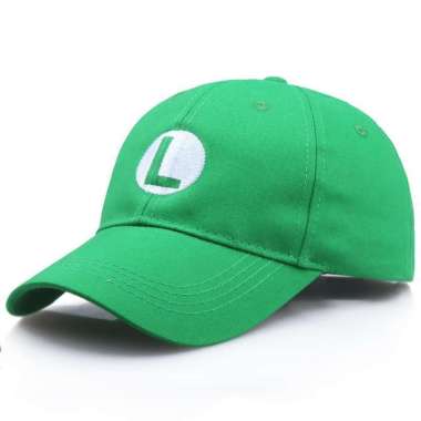 SUPERVICE TOMB topi mario bross bordir baseball cap korea jepang kpop idol import HIJAU