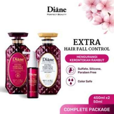 PAKET Diane EXTRA HAIR FALL CONTROL Shampoo + Treatment + Essence