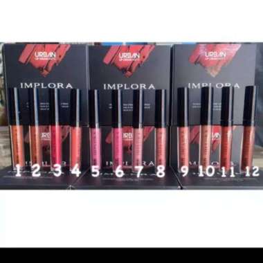 Lip cream implora Original | urband lip cream implora harga Promo | jelly tint implora Jelly tint no