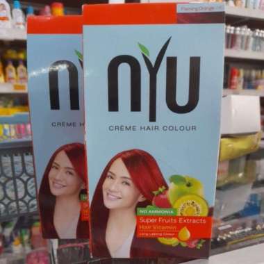 NYU HAIR COLOUR BOX Flaming Orange 7.40