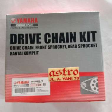 Gear Set Rantai Set Asli Yamaha Vega R New Drive Chain Kit 3S0 Ori Multicolor