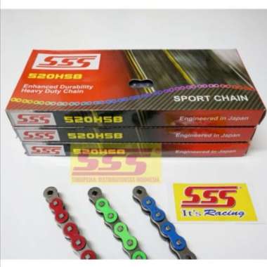 Rantai SSS 520HSB 120L R25 CBR250RR Z250 Ninja250 Ninja 250 Multicolor