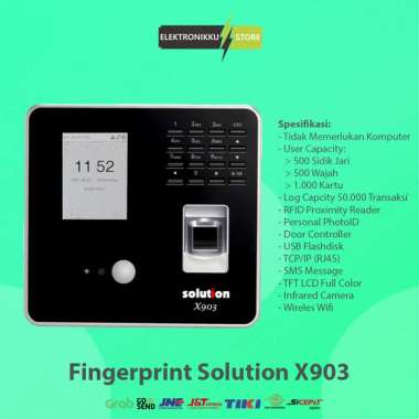 Mesin Absensi Fingerprint Solution X903 Absen Absensi Sidik Jari
