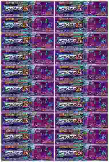 stiker bus basuri koleksi terbaru Space-x