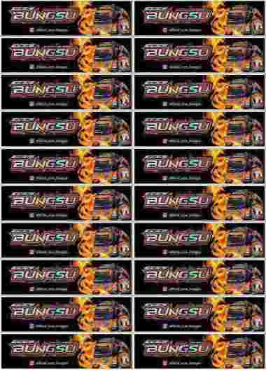 stiker bus basuri koleksi terbaru Bungsu