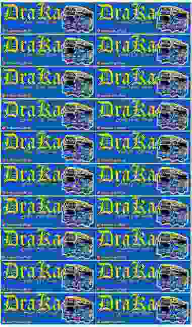 stiker bus basuri koleksi terbaru Draka