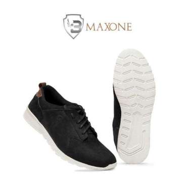 Mivaso Sepatu kulit sneakers keren Barok id 40 Hitam