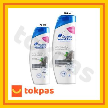 Promo Harga Head & Shoulders Shampoo Anti-Apek Dengan Charcoal 160 ml - Blibli