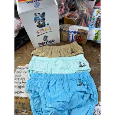 CD pria celana dalam laki BONTEX 701 Sport tas sleting M Random