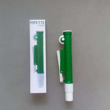 Pipet pump pompa pipet pipet filler hijau untuk pipet 0-10 ml