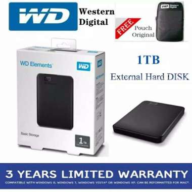 hardisk external WD element 1tb original