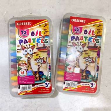 Crayon Oil Pastel 12 Warna Greebel
