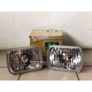 Lampu Depan - Head Lamp H4 7 Square - Kotak Kristal
