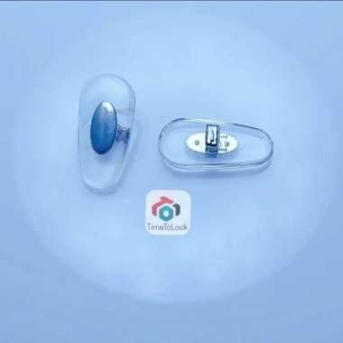 Nose Pad Kacamata Rayban Support Type Pad Arm Cross Stick Banatalan RB Silver