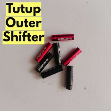 Tutup Ujung Kabel Luar Shifter Sepeda End Cap Outer Shifter RISK Biru