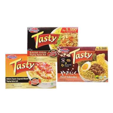 Mie Sedaap Tasty Bakmi Sedap Premium 129gr beef yakiniku