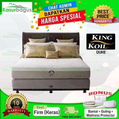 King Koil Kasur Full Latex New Duke - Full Set 160 180 200 100 120 180 x 200