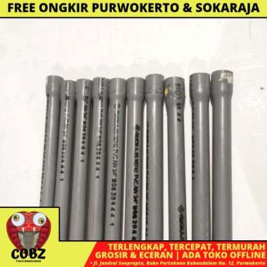 3/4 INCH / RUCIKA WAVIN AW Abu Abu Pipa Pralon Paralon Pvc Per Batang