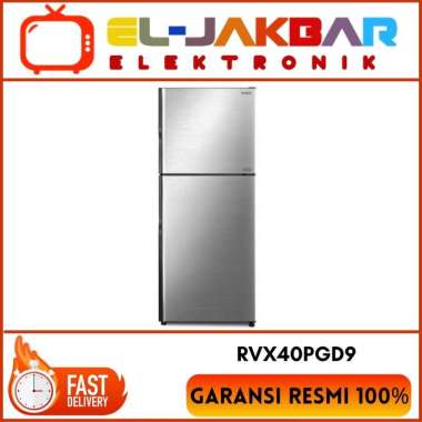 Kulkas Hitachi R-VX40PGD9 BBK/BSL 2 Pintu 340L RVX40PGD9 BBK/BSL