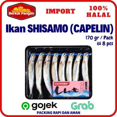 Ikan Shisamo / Ikan Capelin / Shisamo Fish Premium Full Telur 170gr Frozen