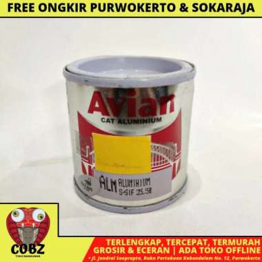 AVIAN BROWN ALLUMUNIUM CAT KAYU BESI 100 CC PER KALENG