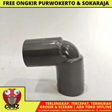 RUCIKA KNEE KENI SAMBUNGAN PIPA L ELBOW 1/2 INCH