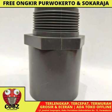 RUCIKA SOK DRAT LUAR SOCK SOCKET SAMBUNGAN PIPA 1 1/2 INCH