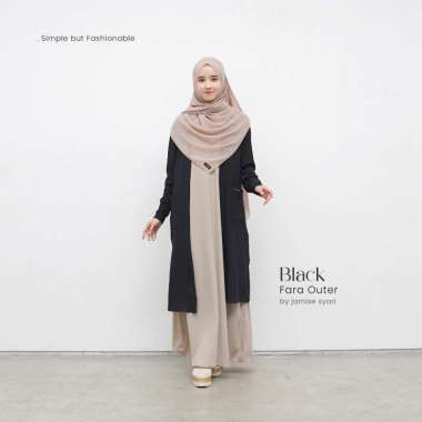 ZS Jamise | Fara Outer Knit L Black