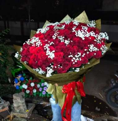 Hand Bouquet Lili Mawar Buket bunga pot Buket bunga Mawar Lili Buket Bunga Anniversary Buket Jakarta